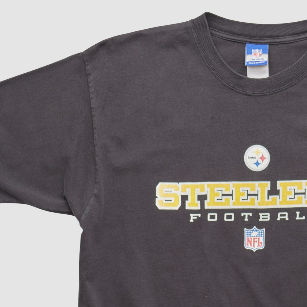 Pittsburgh Steelers Reebok 2000s T-shirt Black Vintage