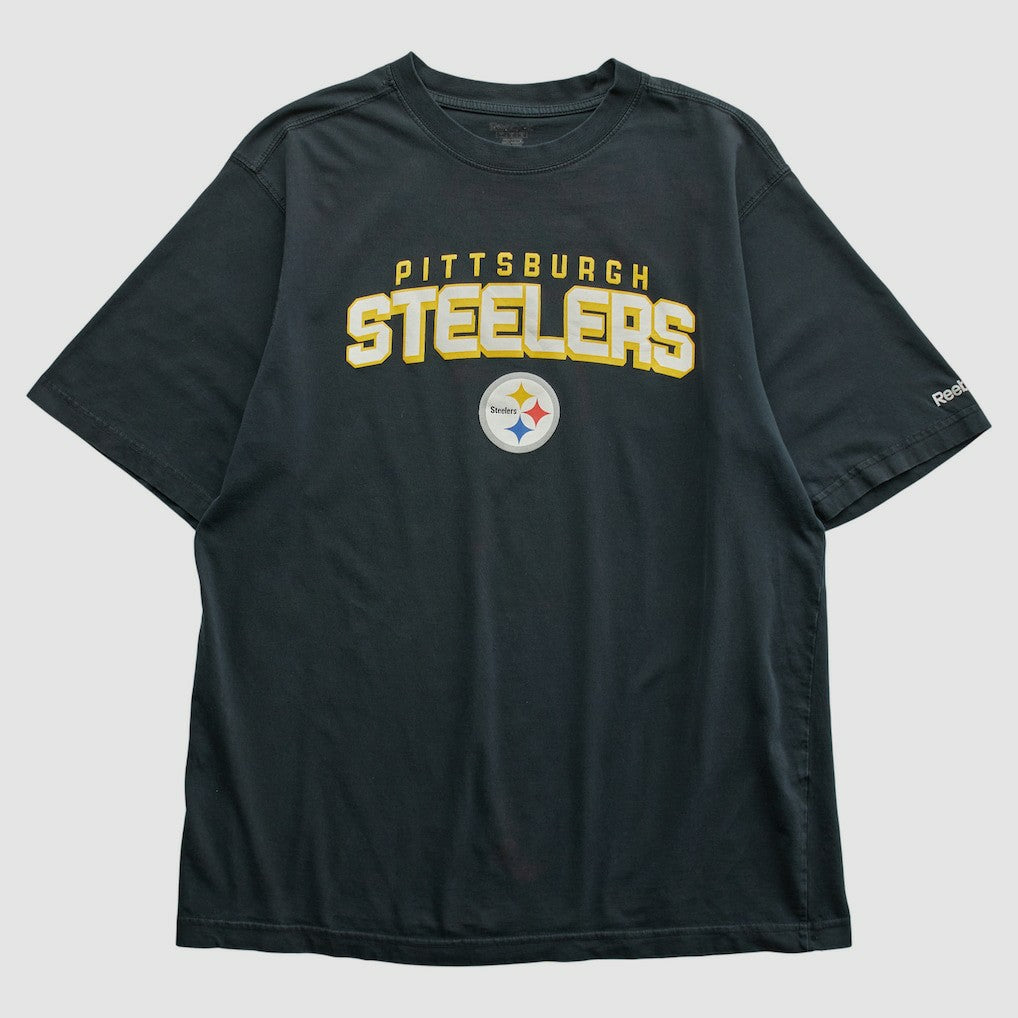 Pittsburgh Steelers Reebok 2000s T-shirt Black Vintage