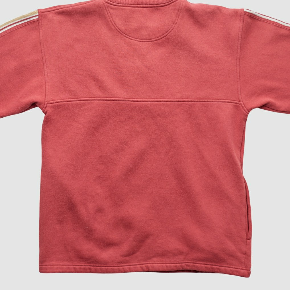 San Francisco 49ers NFL 2000s 1/4 Zip Sweatshirt Red Vintage