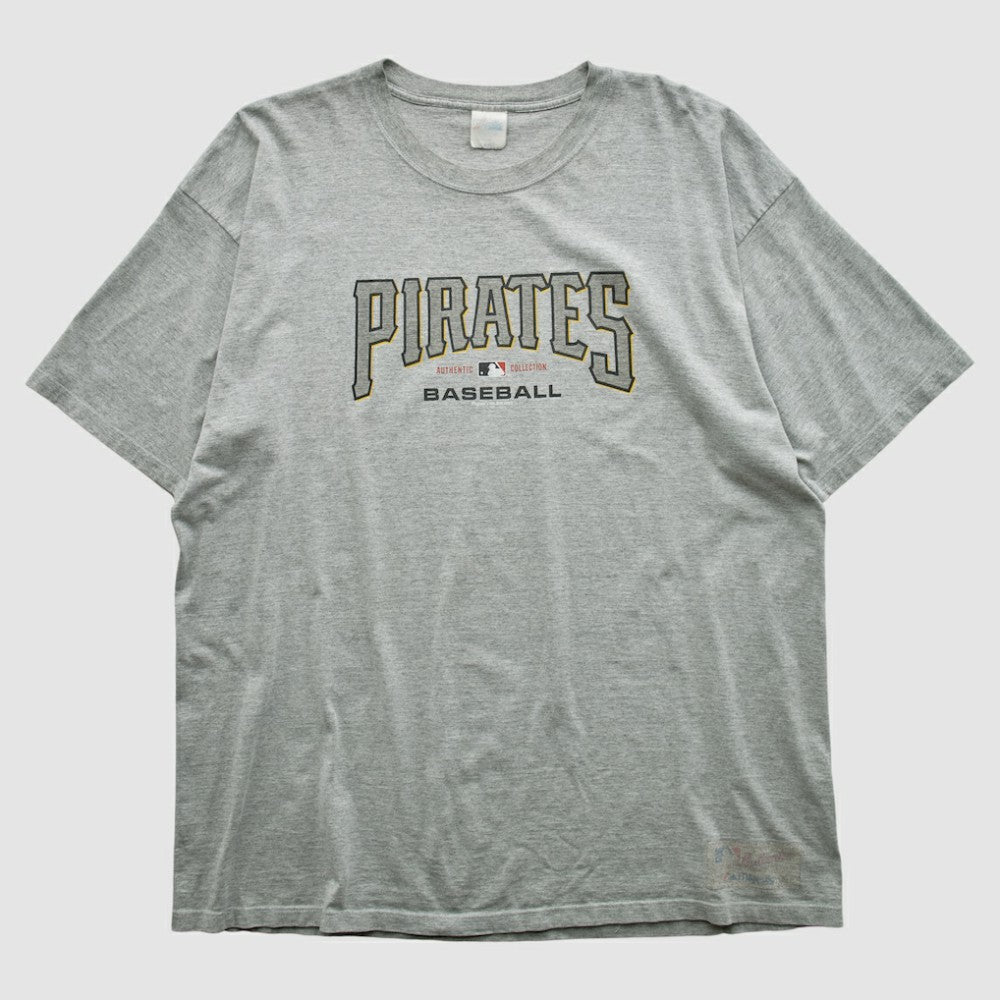 Pittsburgh Pirates Majestic 2003 T-shirt - Heather Gray - 3XL by Fanatics Real Vintage T-shirts