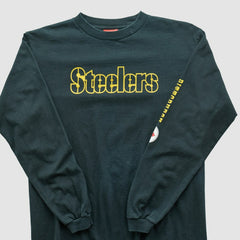 Pittsburgh Steelers NFL 2000s Long Sleeve T-shirt Black Vintage