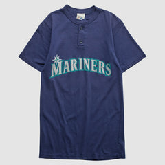 Seattle Mariners Majestic 2000s T-shirt - Navy - S by Fanatics Real Vintage T-shirts