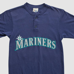 Seattle Mariners Majestic 2000s T-shirt - Navy - S by Fanatics Real Vintage T-shirts
