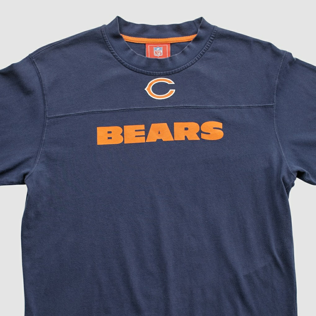 Chicago Bears NFL 2000s Long Sleeve T-shirt Navy Vintage