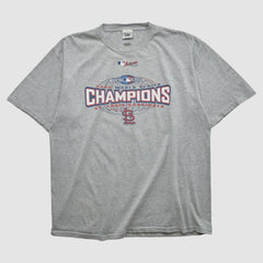 St. Louis Cardinals Lee Apparel 2006 T-shirt - Heather Gray - 2XL by Fanatics Real Vintage T-shirts