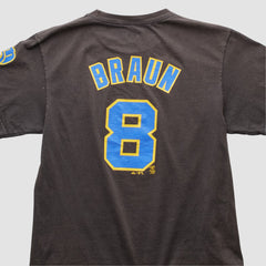 Milwaukee Brewers Majestic 2000s T-shirt - Black - S by Fanatics Real Vintage T-shirts