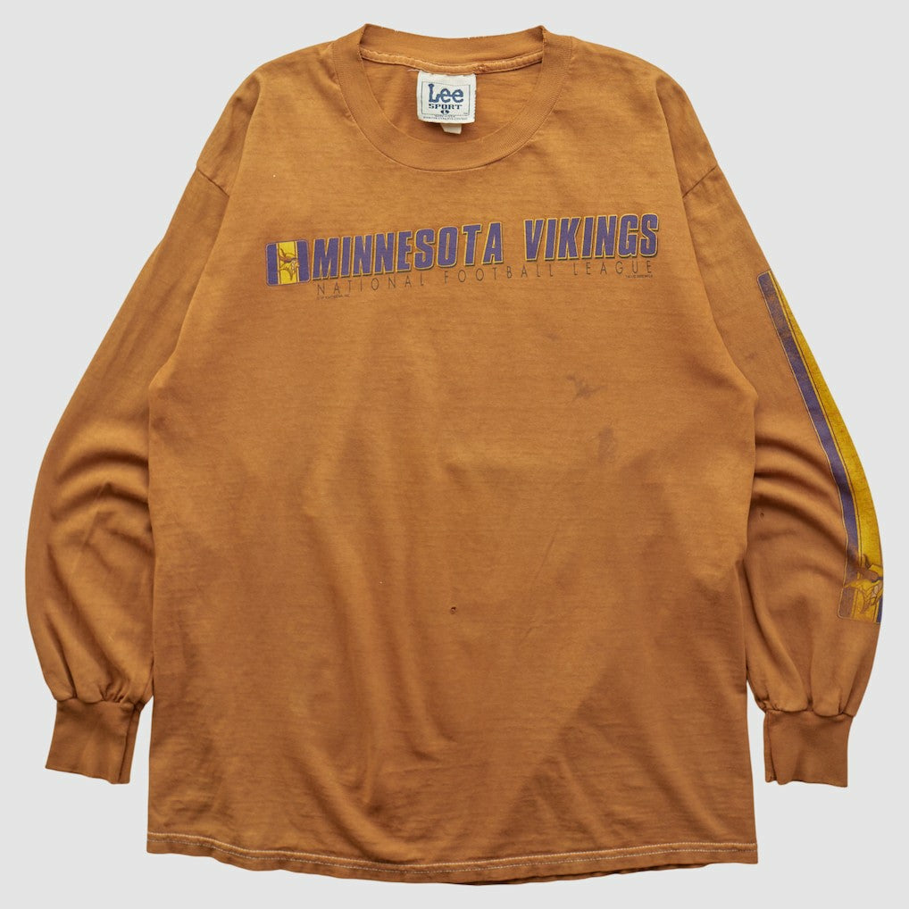 Minnesota Vikings Lee Apparel 2000s Long Sleeve T-shirt Brown Vintage
