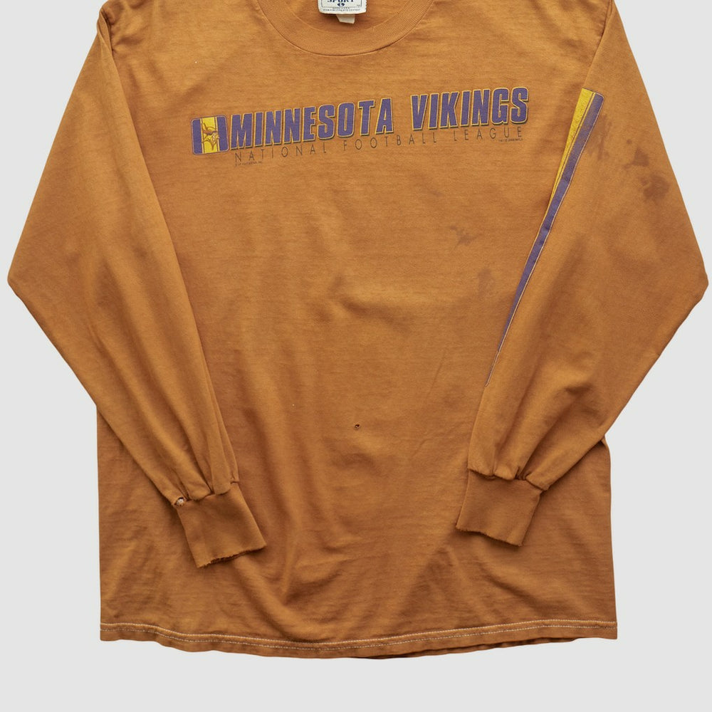 Minnesota Vikings Lee Apparel 2000s Long Sleeve T-shirt Brown Vintage