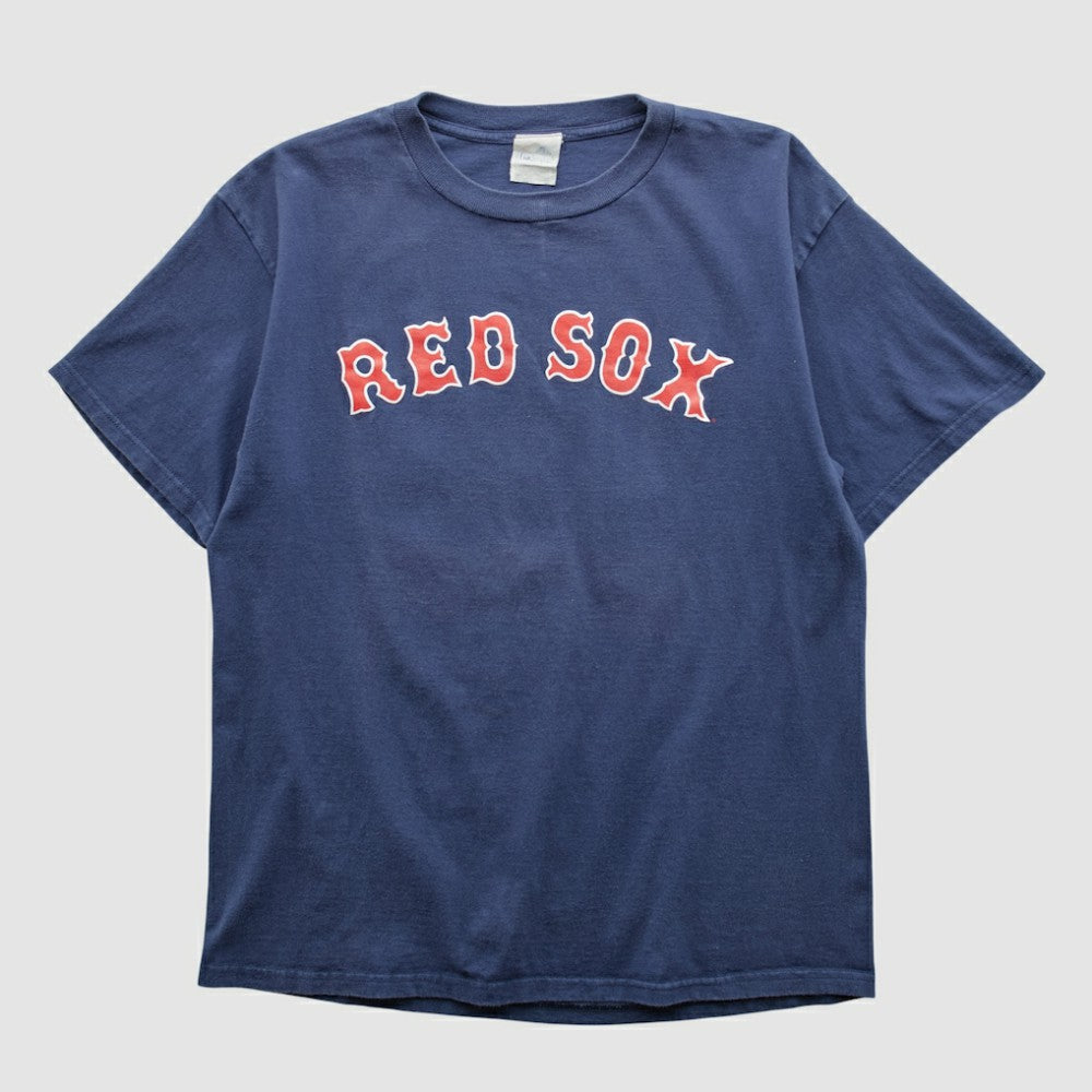 Boston Red Sox Majestic 2000s T-shirt - Navy - M by Fanatics Real Vintage T-shirts