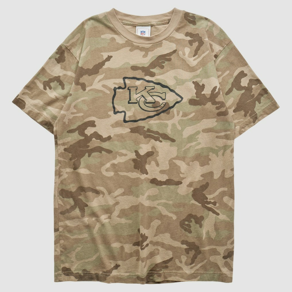 Kansas City Chiefs NFL 2000s T-shirt Camo Vintage