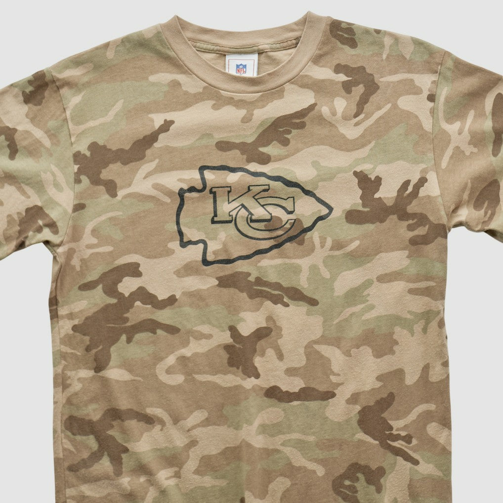 Kansas City Chiefs NFL 2000s T-shirt Camo Vintage