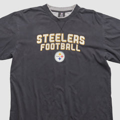 Pittsburgh Steelers Reebok 2010s Long Sleeve T-shirt Black Vintage