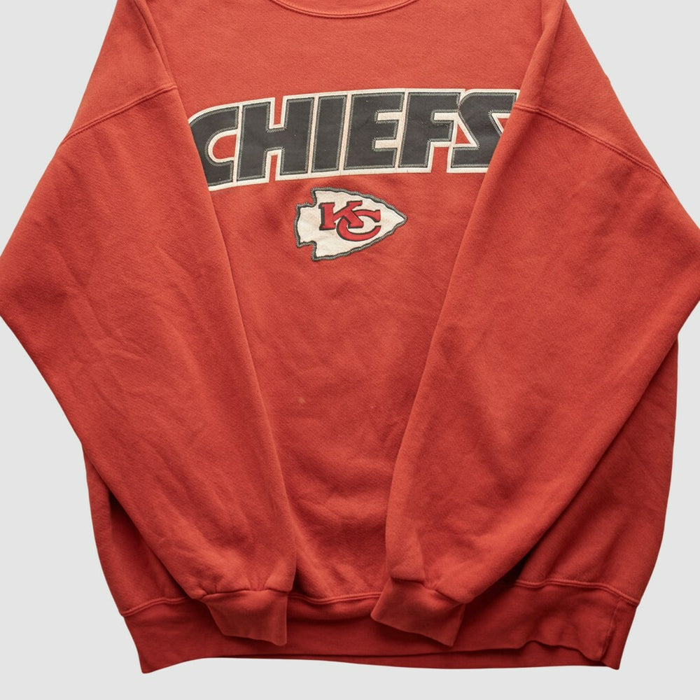 Kansas City Chiefs Lee Sport 2000s Pullover Sweatshirt Red Vintage