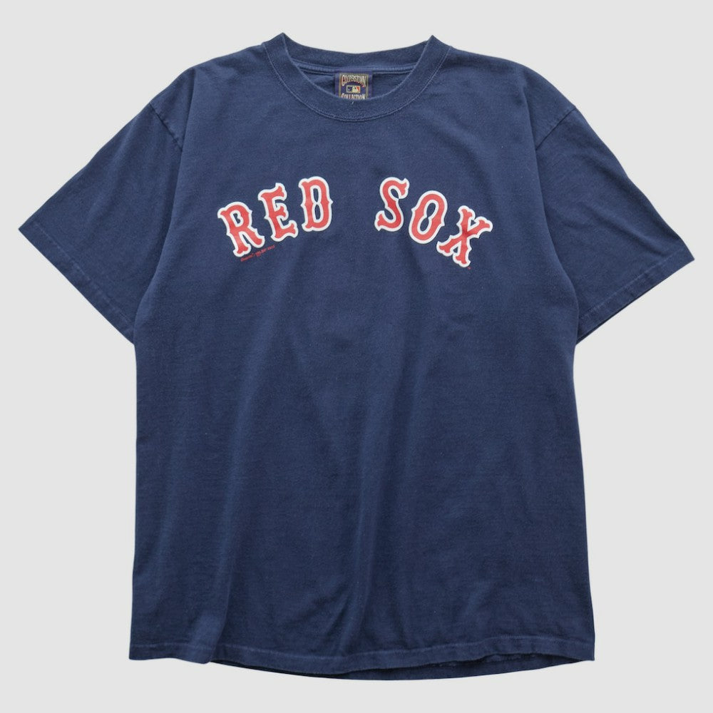 Boston Red Sox Majestic 2000s T-shirt - Navy - M by Fanatics Real Vintage T-shirts