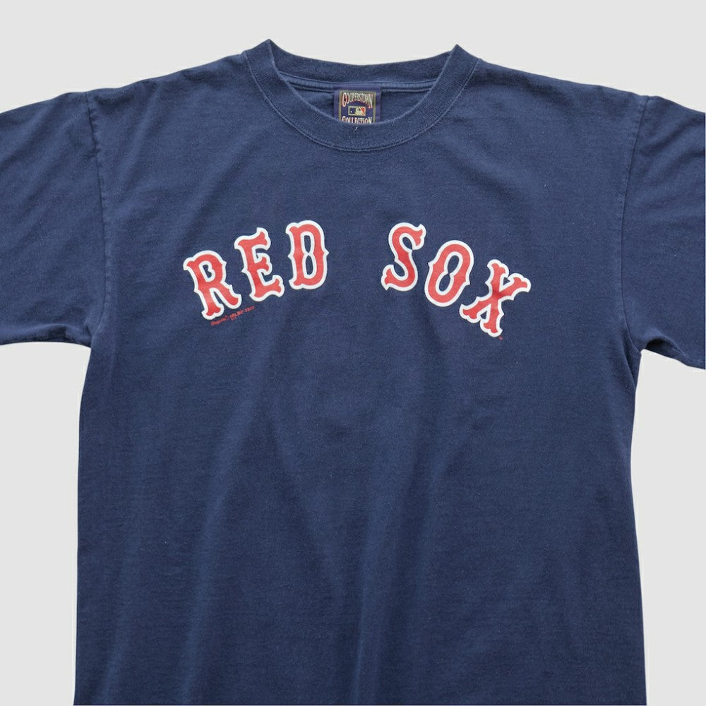 Boston Red Sox Majestic 2000s T-shirt - Navy - M by Fanatics Real Vintage T-shirts