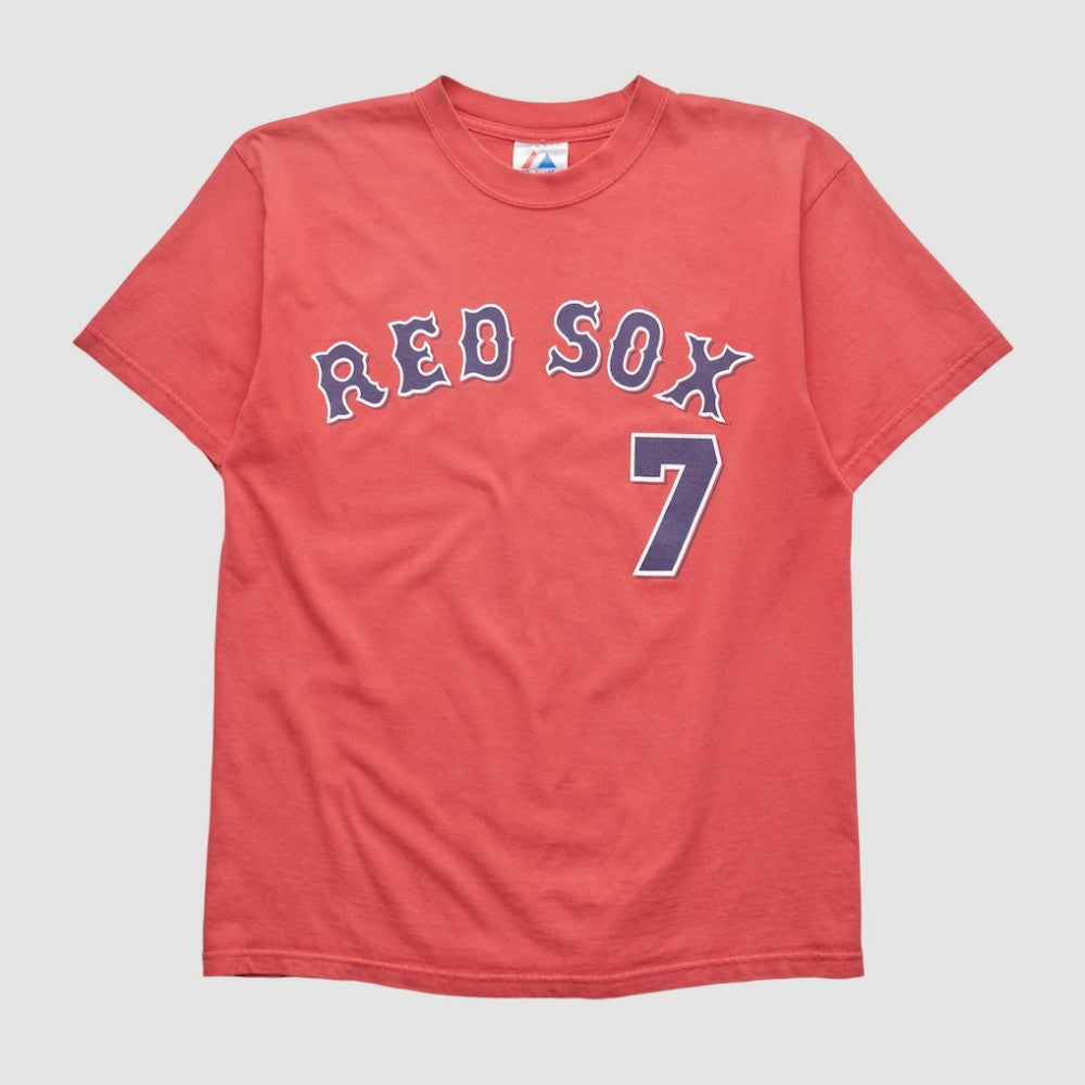 Boston Red Sox Majestic 2000s T-shirt - Red - S by Fanatics Real Vintage T-shirts