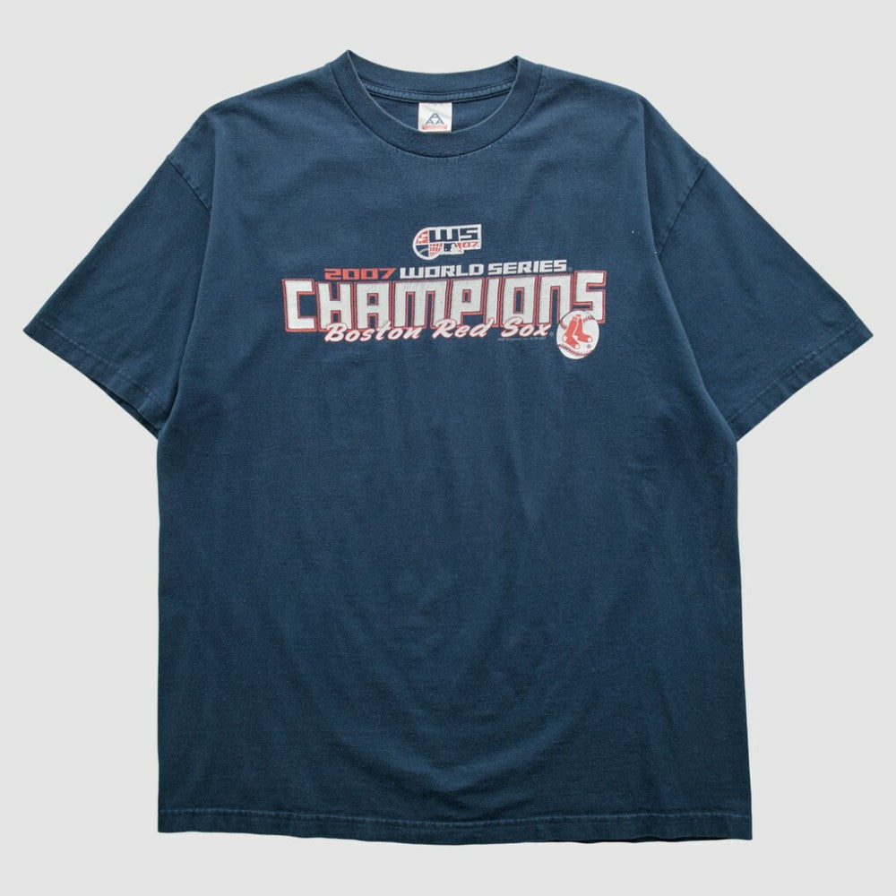 Boston Red Sox Alstyle 2007 T-shirt - Navy - XL by Fanatics Real Vintage T-shirts