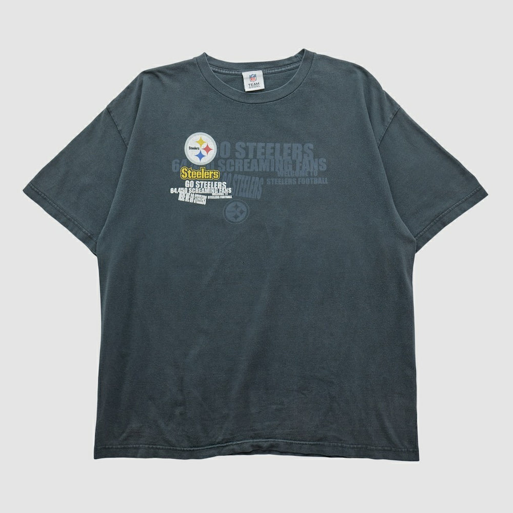 Pittsburgh Steelers NFL 2010s T-shirt Charcoal Vintage