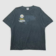 Pittsburgh Steelers NFL 2010s T-shirt Charcoal Vintage