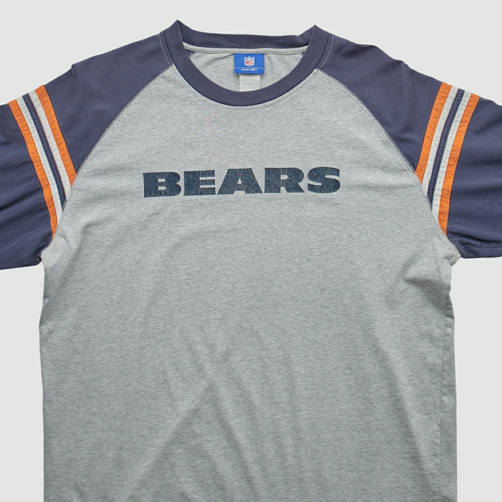 Chicago Bears NFL 2000s Long Sleeve T-shirt Heather Gray Vintage