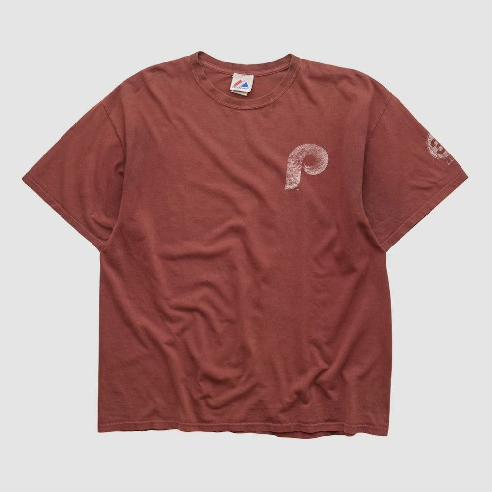 Philadelphia Phillies Majestic 2010s T-shirt - Maroon - 2XL by Fanatics Real Vintage T-shirts