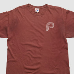 Philadelphia Phillies Majestic 2010s T-shirt - Maroon - 2XL by Fanatics Real Vintage T-shirts