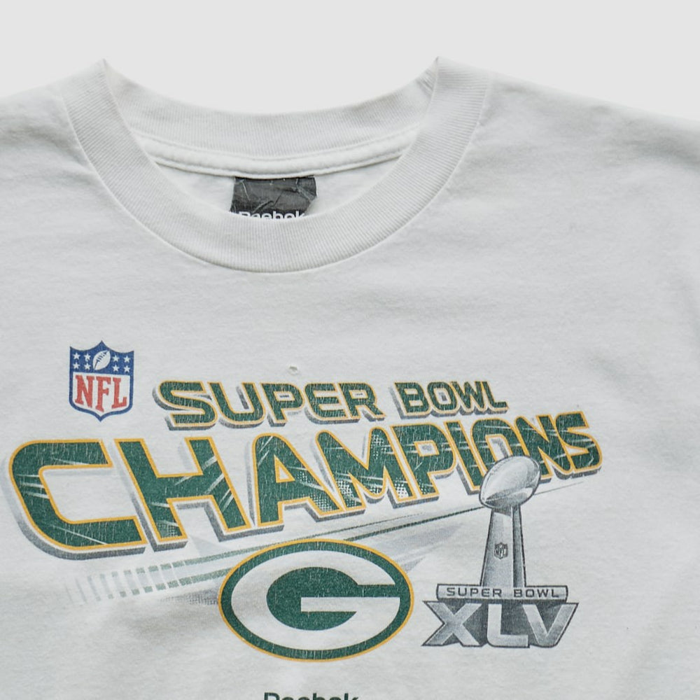 Green Bay Packers Reebok 2011 T-shirt White Vintage