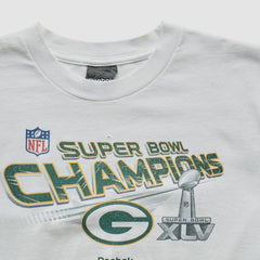 Green Bay Packers Reebok 2011 T-shirt White Vintage