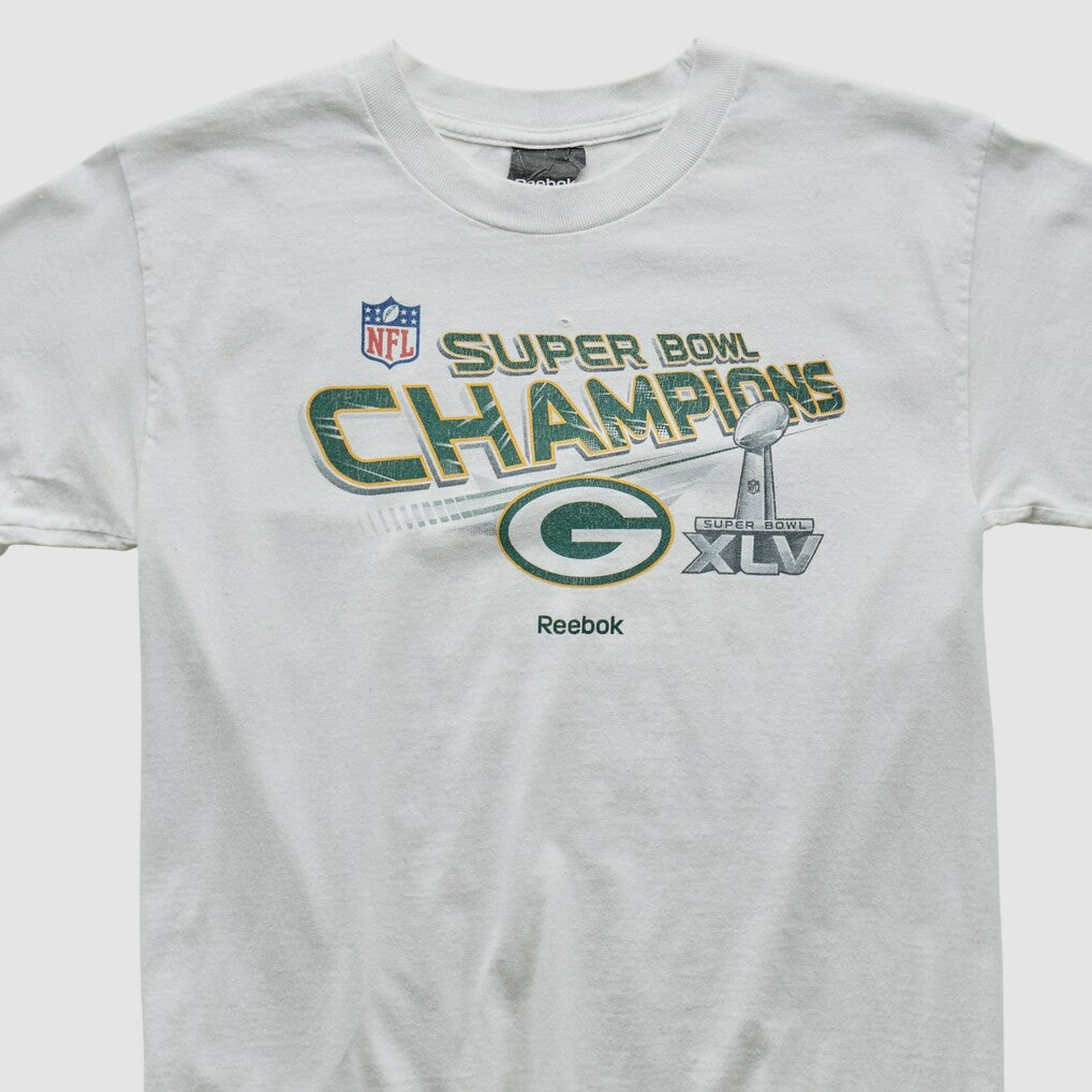 Green Bay Packers Reebok 2011 T-shirt White Vintage