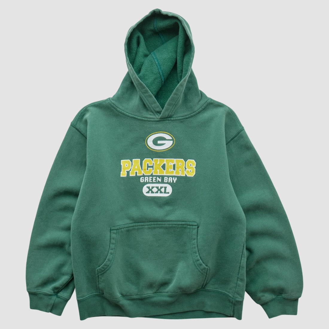 Green Bay Packers NFL 2000s Hooded Sweatshirt Green Vintage