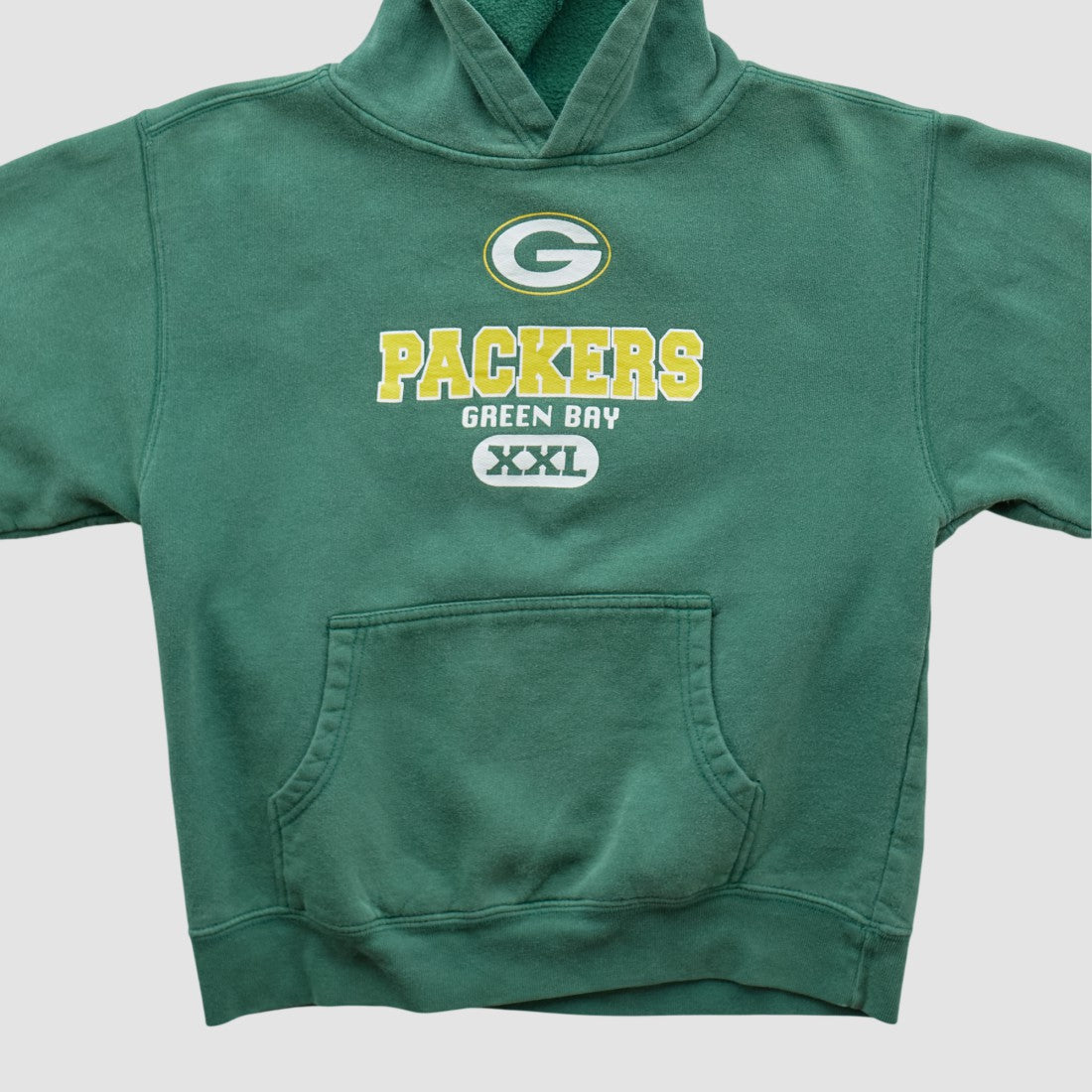 Green Bay Packers NFL 2000s Hooded Sweatshirt Green Vintage