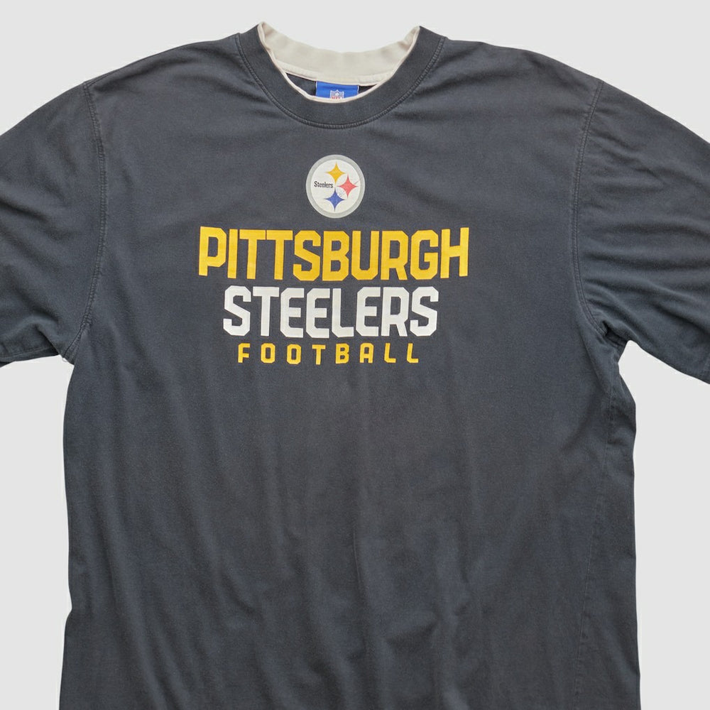 Pittsburgh Steelers Reebok 2000s T-shirt Charcoal Vintage