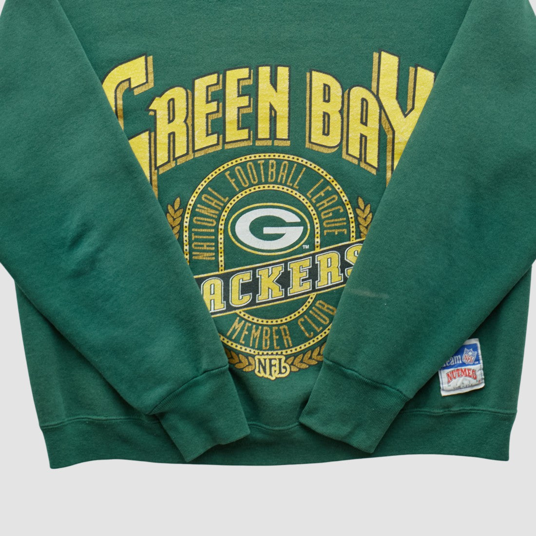 Green Bay Packers Nutmeg Mills 90s Sweatshirt Green Vintage