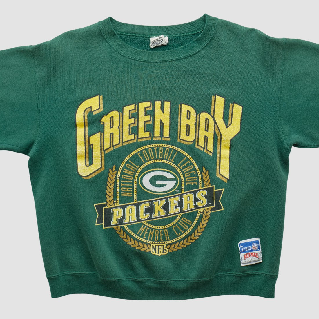 Green Bay Packers Nutmeg Mills 90s Sweatshirt Green Vintage