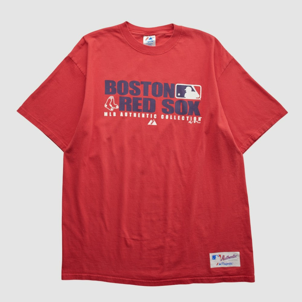 Boston Red Sox Majestic 2007 T-shirt - Red - 2XL by Fanatics Real Vintage T-shirts