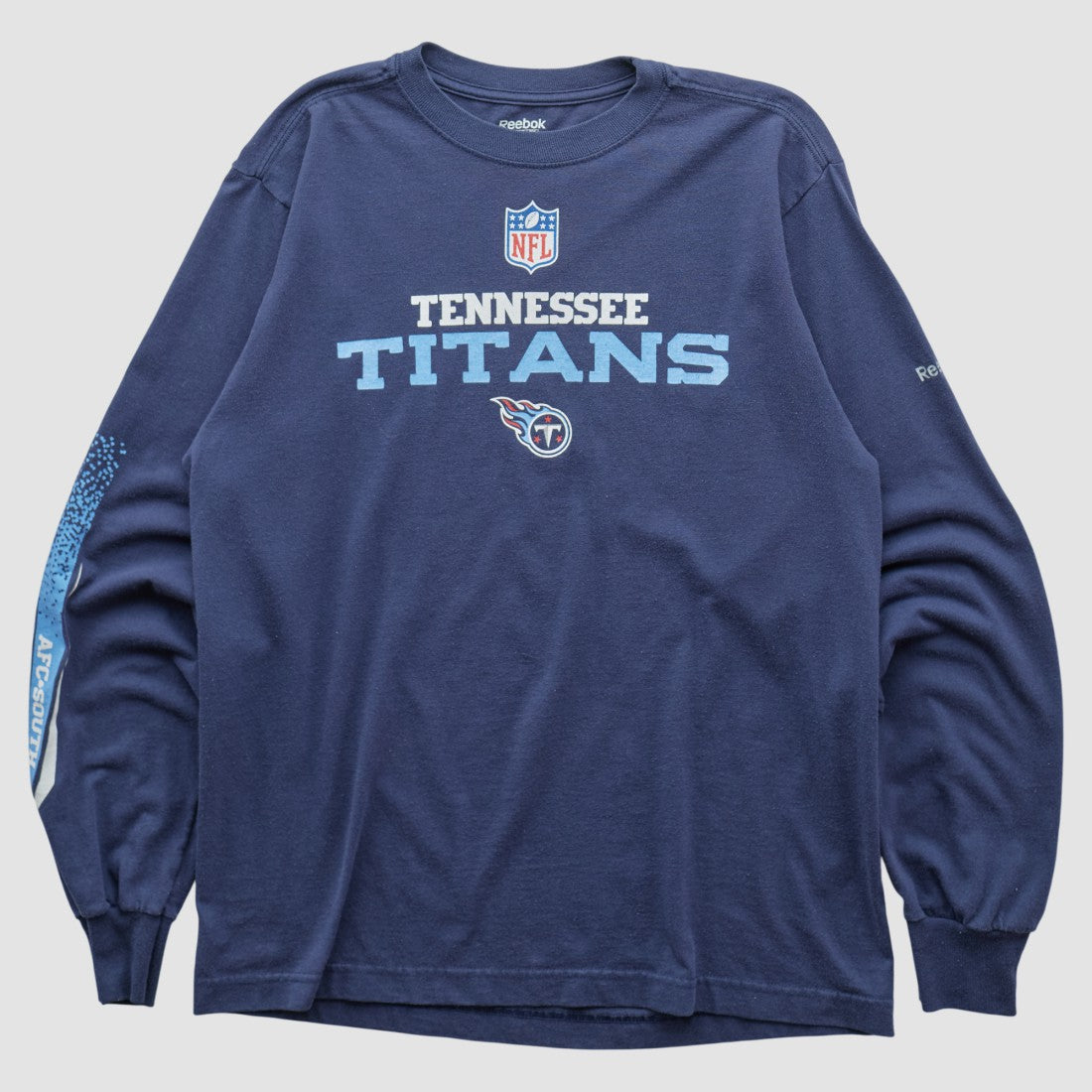 Tennessee Titans Reebok 2000s Long Sleeve T-shirt Navy Vintage