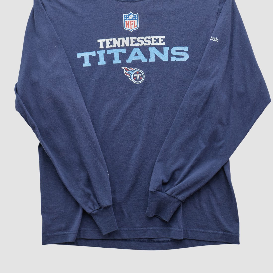 Tennessee Titans Reebok 2000s Long Sleeve T-shirt Navy Vintage