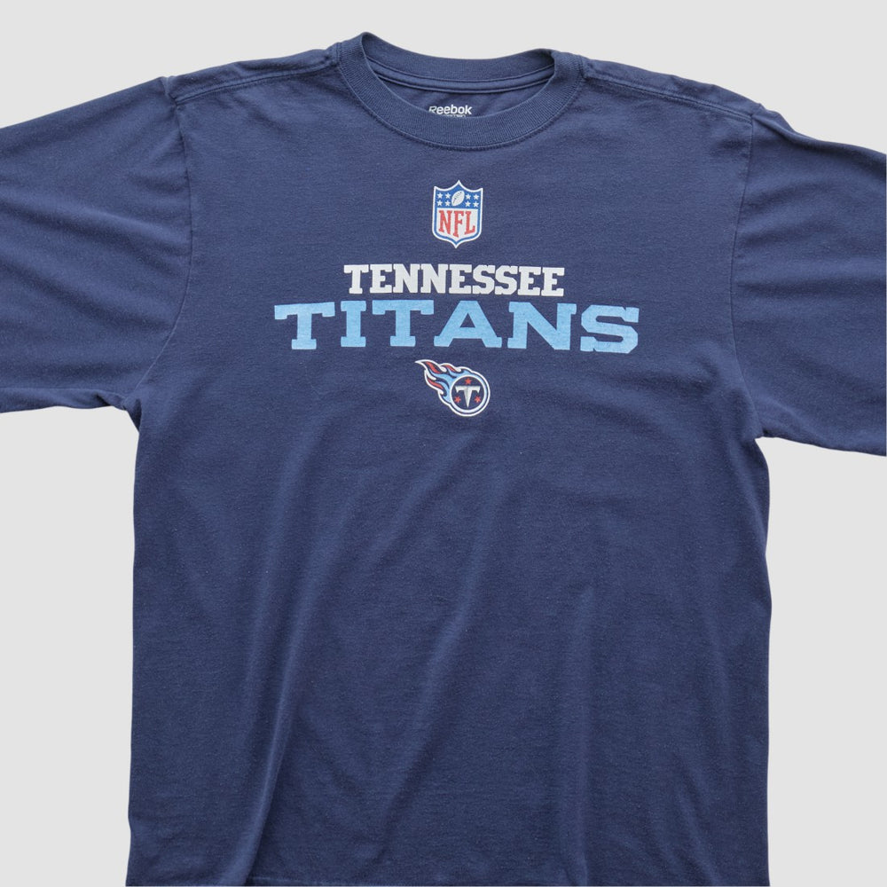 Tennessee Titans Reebok 2000s Long Sleeve T-shirt Navy Vintage