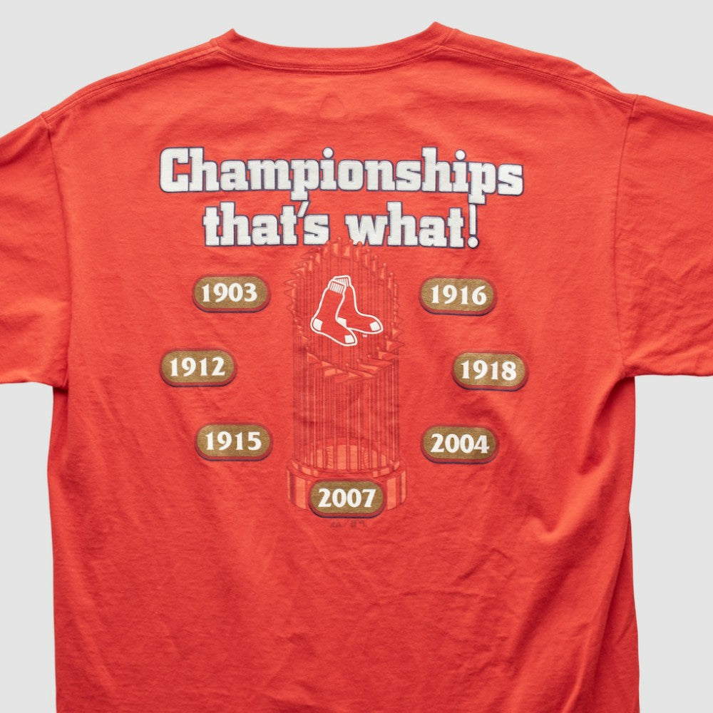 Boston Red Sox Majestic 2007 T-shirt - Red - M by Fanatics Real Vintage T-shirts