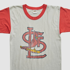 St. Louis Cardinals Trench 90s T-shirt - White - S by Fanatics Real Vintage T-shirts