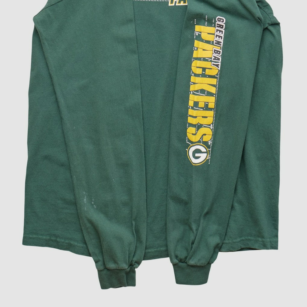 Green Bay Packers NFL 2000s Long Sleeve T-shirt Green Vintage
