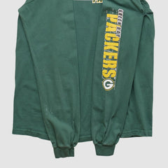 Green Bay Packers NFL 2000s Long Sleeve T-shirt Green Vintage