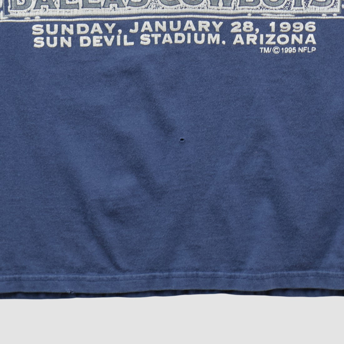 Dallas Cowboys Hanes 1996 T-shirt Navy Vintage