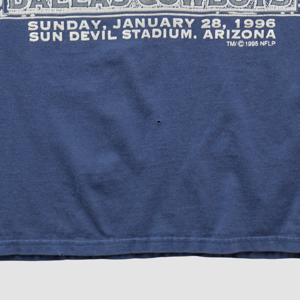 Dallas Cowboys Hanes 1996 T-shirt Navy Vintage