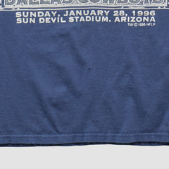 Dallas Cowboys Hanes 1996 T-shirt Navy Vintage