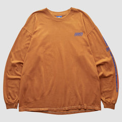New York Giants Champion 2000s Long Sleeve T-shirt Orange Vintage