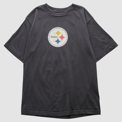 Pittsburgh Steelers Reebok 2000s T-shirt Charcoal Vintage