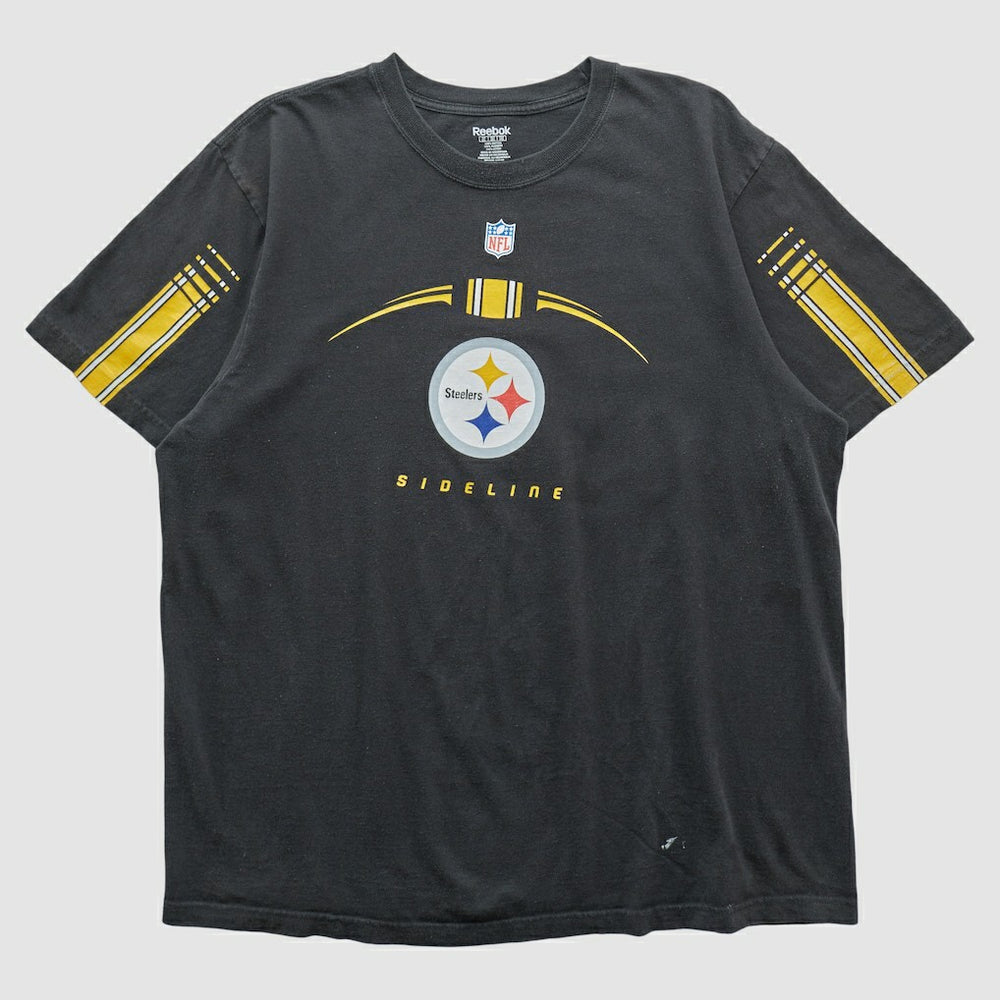 Pittsburgh Steelers Reebok 2000s T-shirt Black Vintage