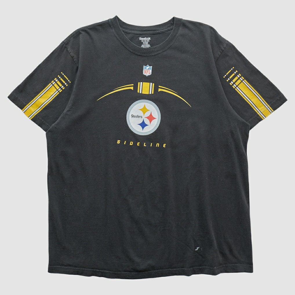 Pittsburgh Steelers Reebok 2000s T-shirt Black Vintage