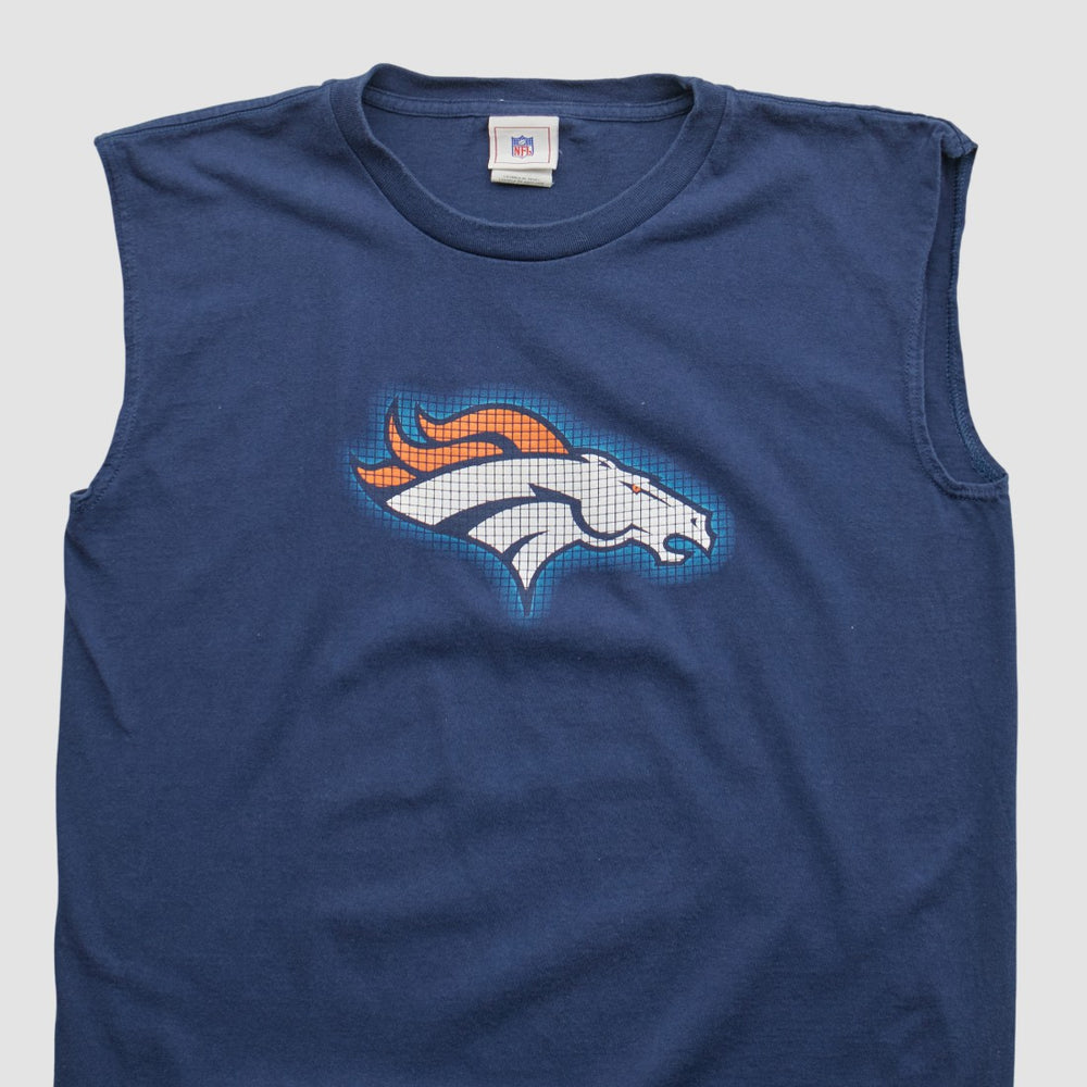 Denver Broncos NFL 2000s Tank Navy Vintage